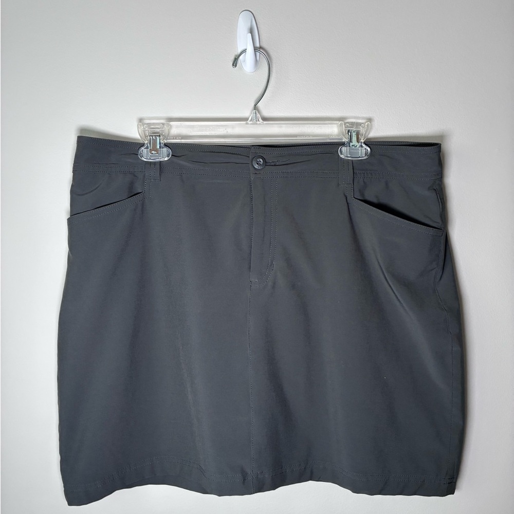 Eddie Bauer Charcoal Gray Skort